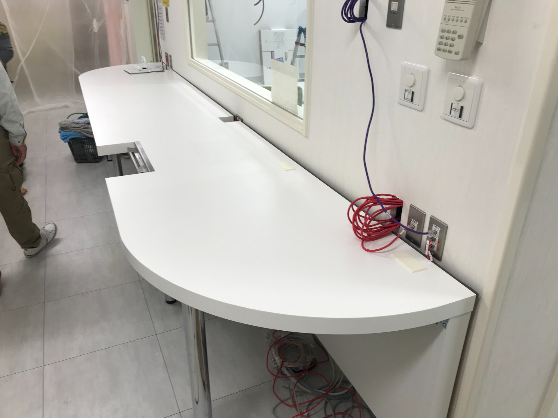 木製吊り棚・作業台