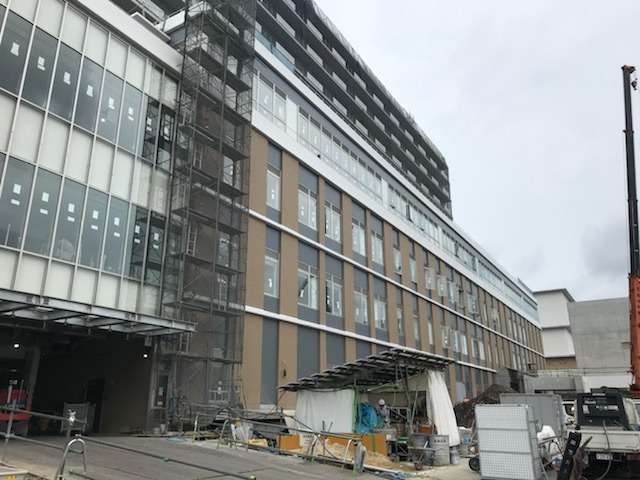 現場へ行きました